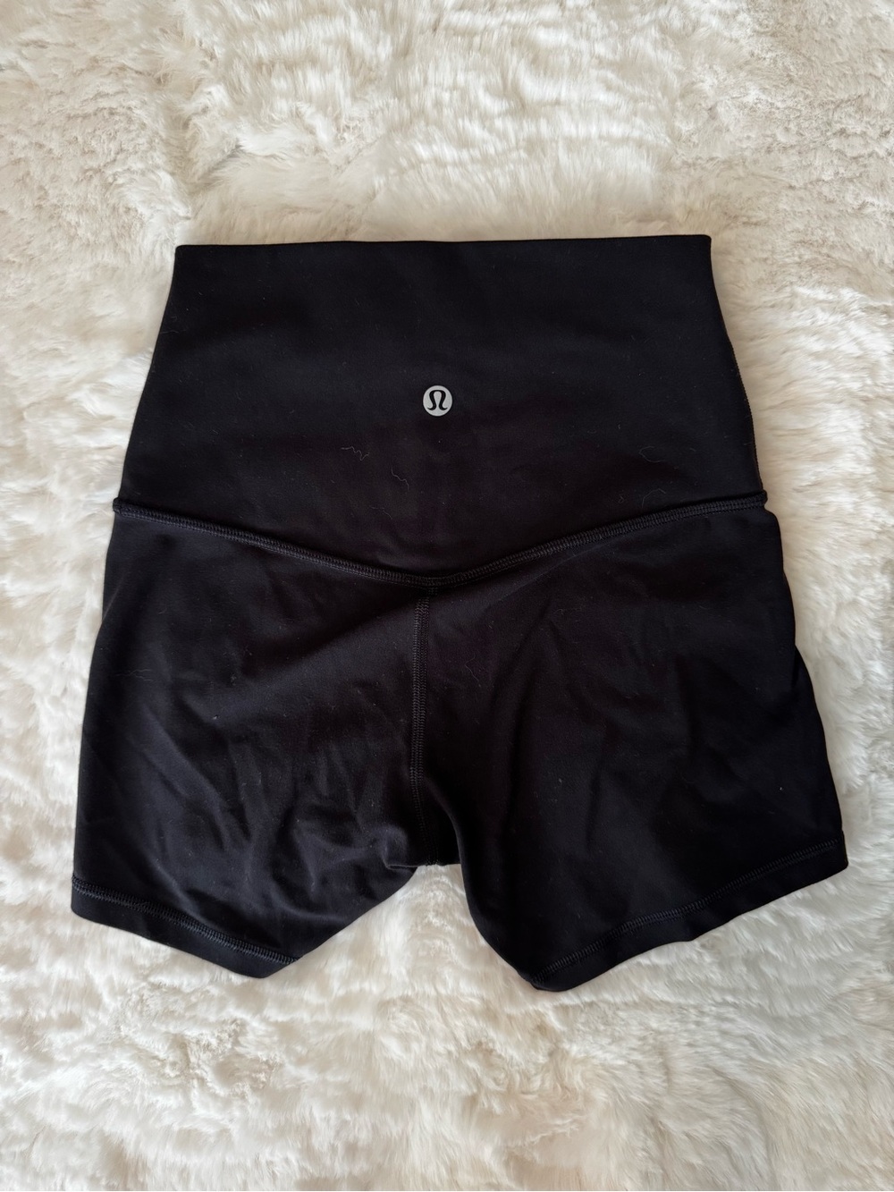 lululemon athletica Black High-Waist Bike Shorts